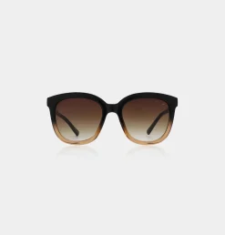 A.Kjaerbede Billy Sunglasses Black/Brown Transparent