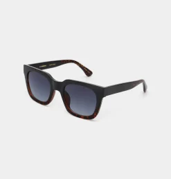 A.Kjaerbede Nancy Sunglasses Black Demi Tortoise