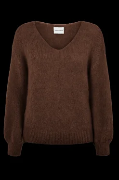 American Dreams Milana LS Alpaca Pullover Cocoa