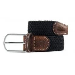 Billybelt Elastic Woven Belt Liqourice Black