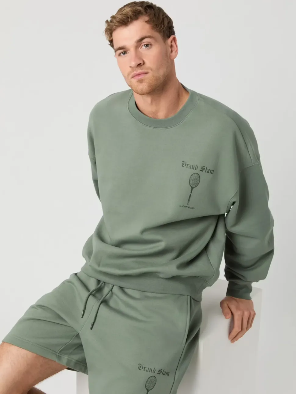 Björn Borg Ace Oversized Sweatshirt Agave Green