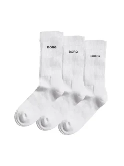 Björn Borg Essential Crew Socks 3-pack White