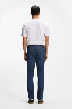 Boss Delaware Slim Fit Jeans Blue Stretch Denim