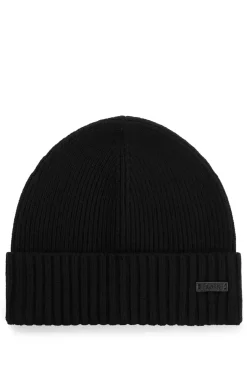 Boss Fati Beanie Black