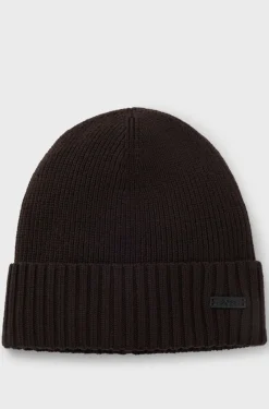 Boss Fati Beanie Dark Brown