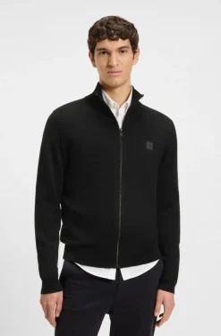 Boss Kanozip Sweater Black