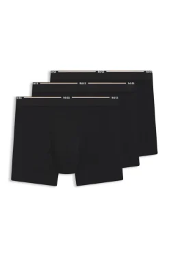 Boss 3-Pack Bamboo Boxers Black