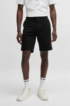 Boss Slim Fit Chino Shorts Black