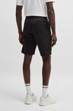 Boss Slim Fit Chino Shorts Black