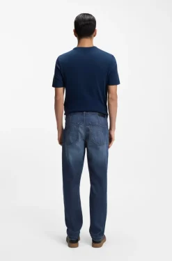 Boss Tapered Fit Jeans Blue