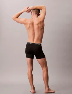 Calvin Klein 3 Pack Boxer Briefs – Microfibre Stretch Black