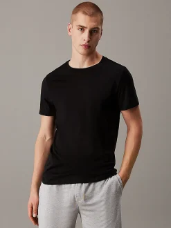 Calvin Klein 3 Pack T-shirts Black/White/Grey Heather