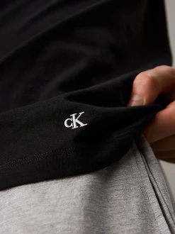 Calvin Klein 3 Pack T-shirts Black/White/Grey Heather