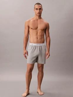 Calvin Klein Cotton Jersey Pyjama Shorts Grey Heather
