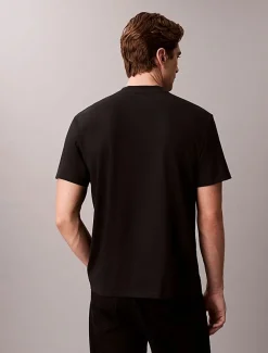 Calvin Klein Jeans Varsity Logo Graphic Relaxed T-Shirt Black