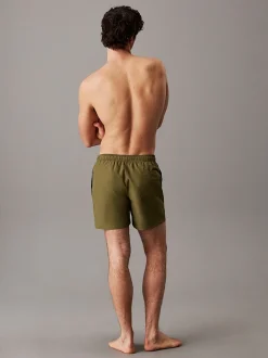 Calvin Klein Medium Drawstring Swim Shorts – Intense Power Burnt Olive