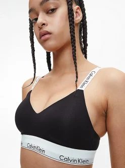Calvin Klein Modern Cotton Light Bralette Black
