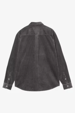 Carhartt WIP L/S Madison Cord Shirt Graphite