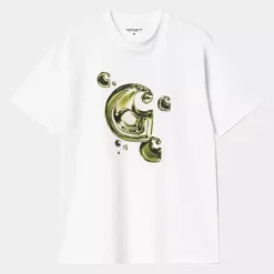 Carhartt WIP S7S Solar Chrome C-Logo T-shirt White
