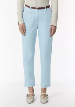Comma, 7/8 Trousers Pale Blue