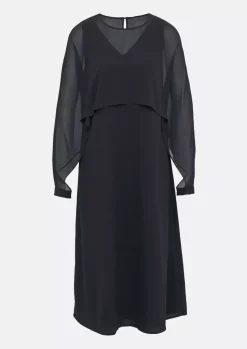 Comma, Chiffon Dress navy