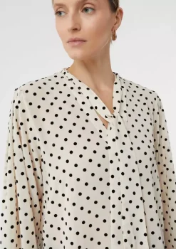 Comma, Dot Blouse Beige
