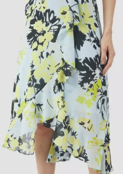 Comma, Flower Dress Light Blue