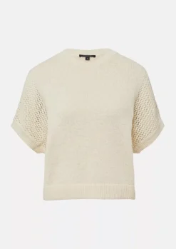 Comma, Knitted Pullover Beige