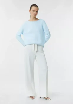 Comma, Knitted Pullover Light Blue