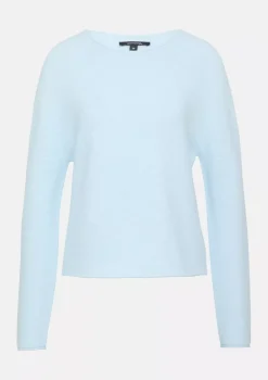Comma, Knitted Pullover Light Blue