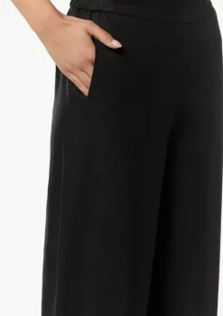 Comma, Linen Mix Trousers Black