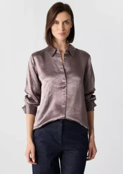 Comma, Satin Blouse Pink