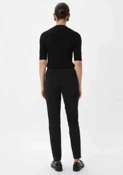 Comma, Slim Fit Trousers Black