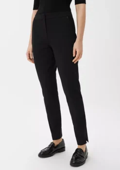 Comma, Slim Fit Trousers Black
