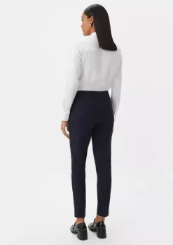 Comma, Slim Fit Trousers Navy