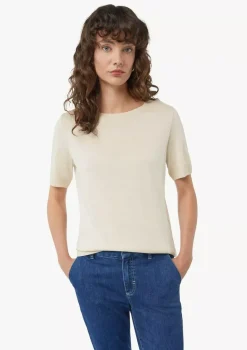 Comma, T-shirt Beige