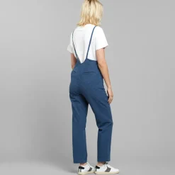 Dedicated Jumpsuit Emmaboda Work Stripe Dark Blue