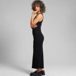 Dedicated Rib Dress Motala Black