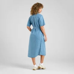 Dedicated Shirt Dress Ripa Denim Light Blue