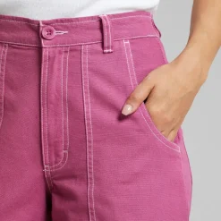 Dedicated Workwear Pants Vara Canvas Violet Purple