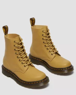 Dr. Martens 1460 Pascal Virginia Boots Mustard