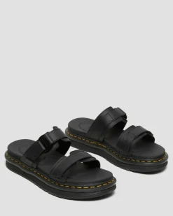 Dr. Martens Chilton Slip On Leather Sandals Black