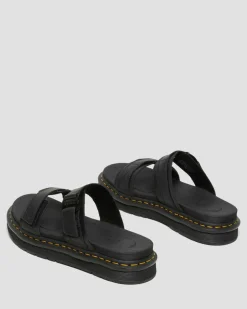Dr. Martens Chilton Slip On Leather Sandals Black