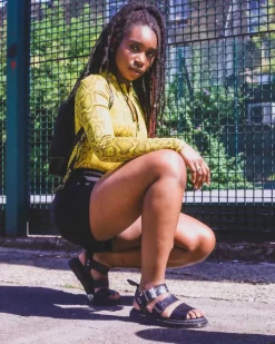 Dr. Martens Gryphon Sandals Black Brando