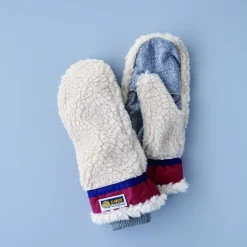 Elmer By Swany 1893 EM354 Teddy Mittens Beige/Wine