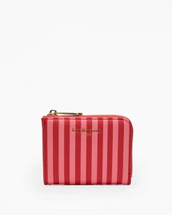 Fenella Smith Lucy Purse Pink And Red Stripe