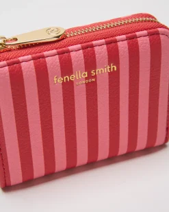Fenella Smith Lucy Purse Pink And Red Stripe