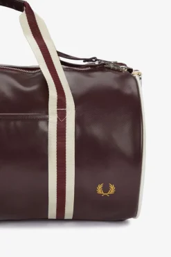 Fred Perry Classic Barrel Bag  Oxblood