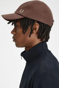 Fred Perry Classic Piqué Cap Carrington Brick / Warm Grey
