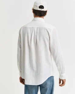 Gant Cotton Linen Shirt White